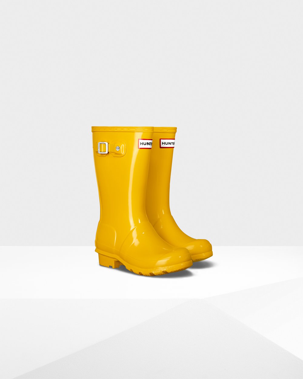 Galochas Hunter Criança Amarelas - Original Big Gloss - 74ZFRNUQC